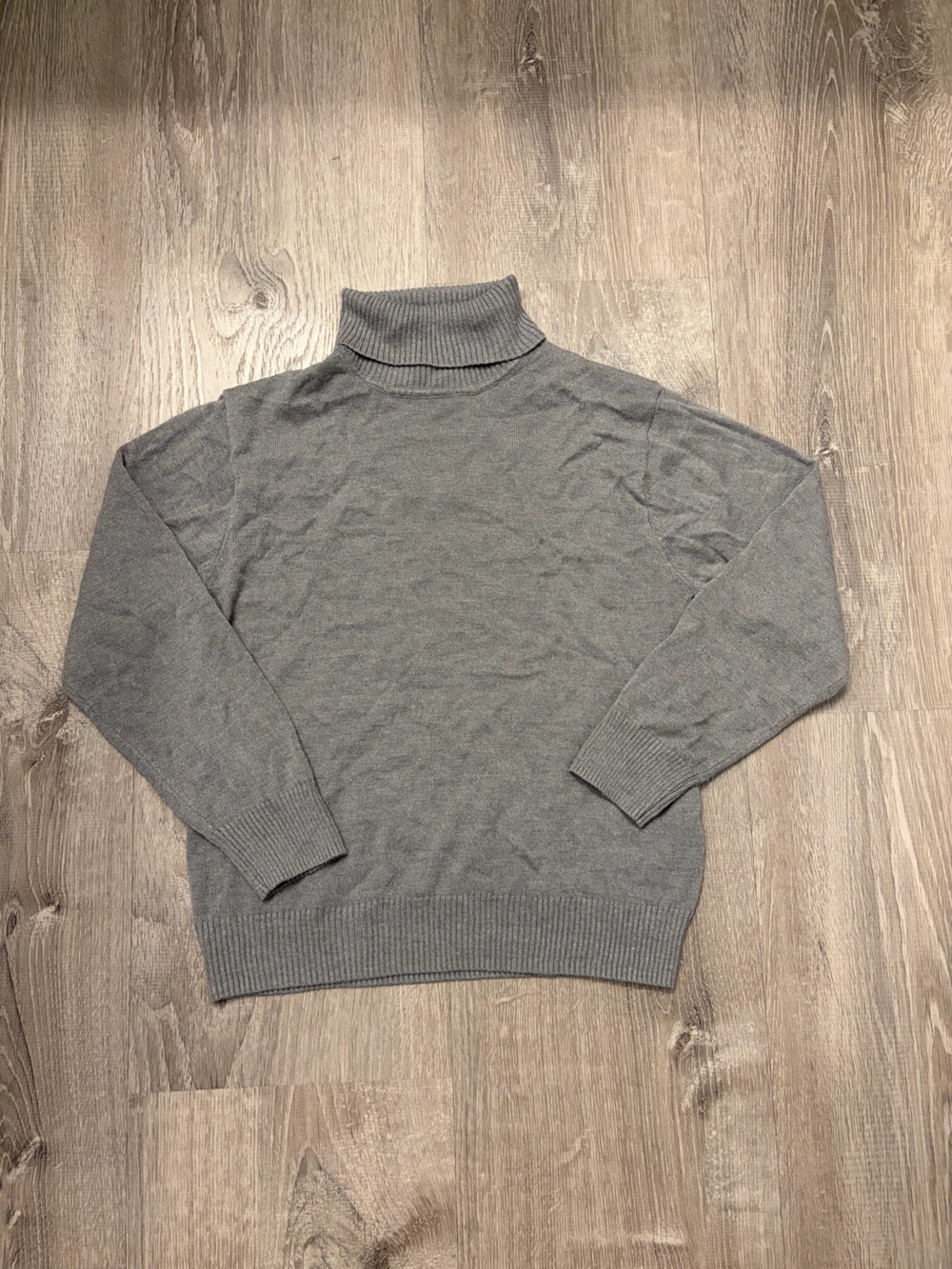 Zara Girl's Gray Turtleneck Sweater- Size 8/9- Pre-owned